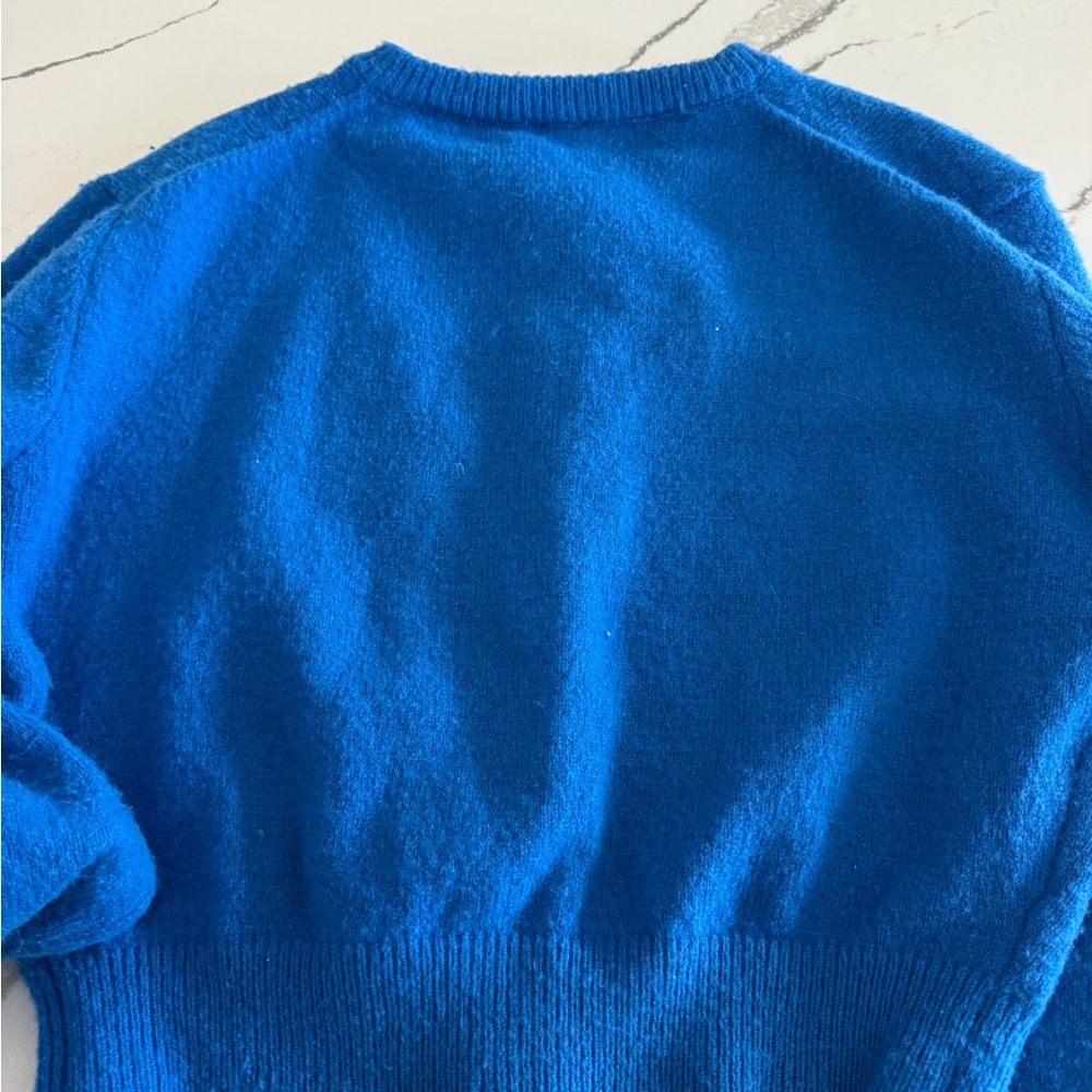 Garage Vibrant Blue Women's Cardigan - Picture 3 of 4